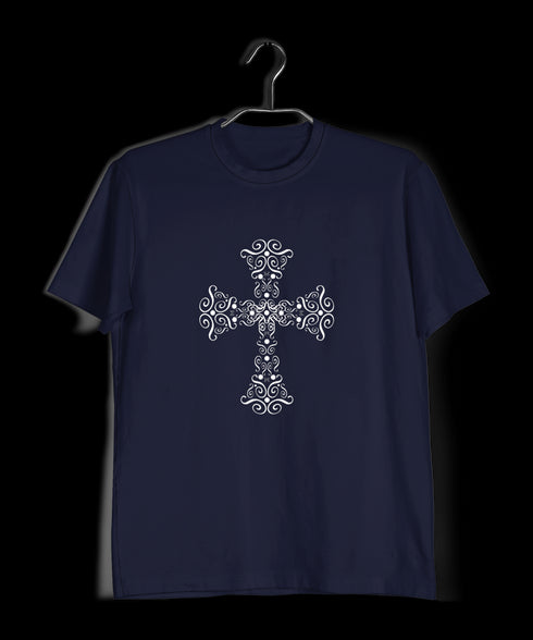 Fancy cross Christianity Mens TShirts